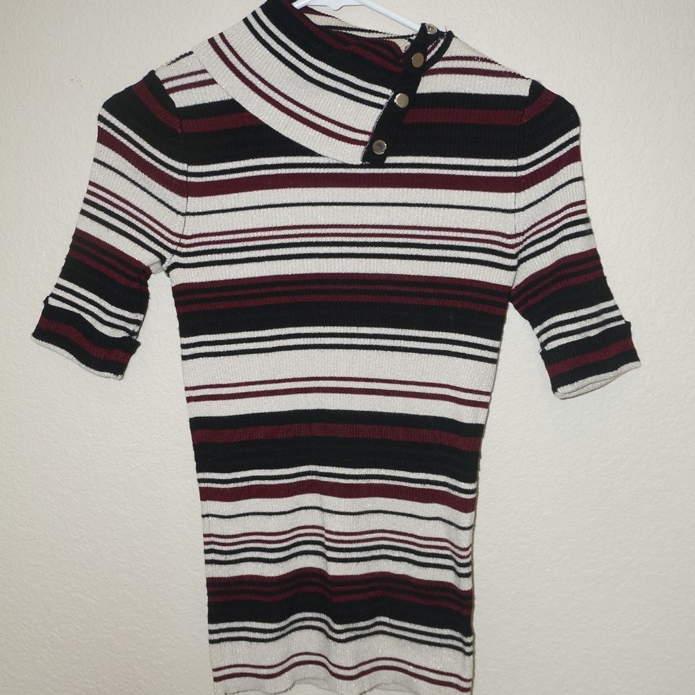 White House Black Market Striped Sweater XS